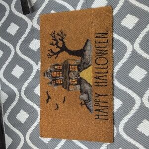 RAE DUNN HAPPY HALLOWEEN COIR DOORMAT
